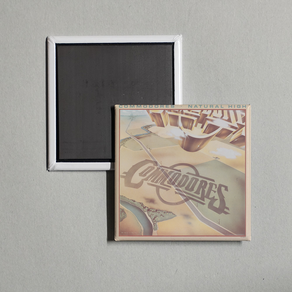 Commodores - Natural High Album Cover Fridge Magnet