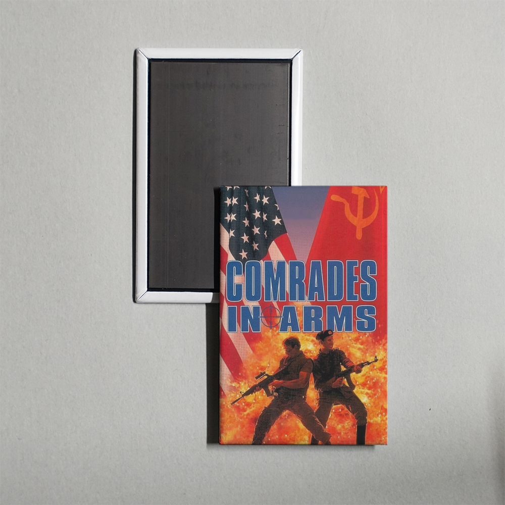 Comrades in Arms Mini Movie Fridge Magnet