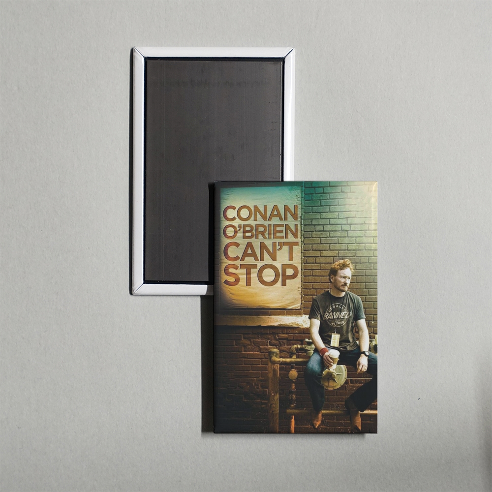Conan O'Brien Can't Stop Mini Movie Fridge Magnet
