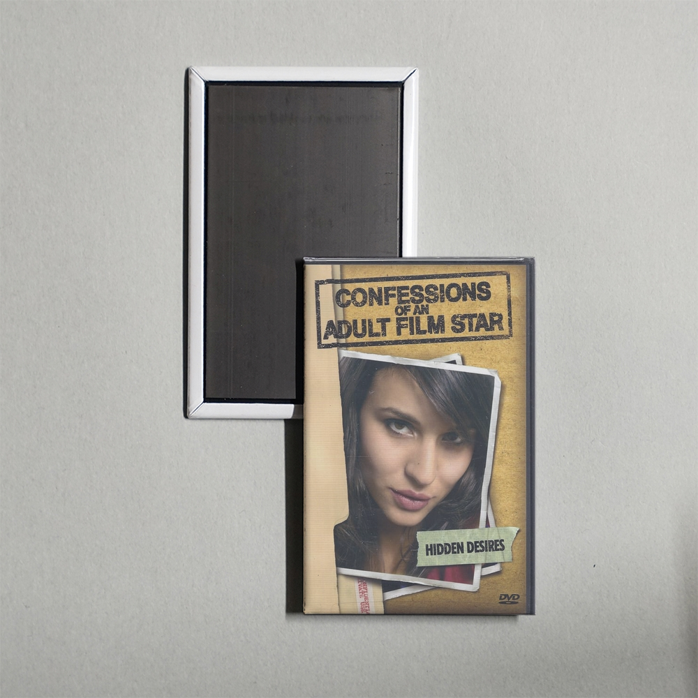 Confessions Of An Adult Film Star Hidden Desires Mini Movie Fridge Magnet
