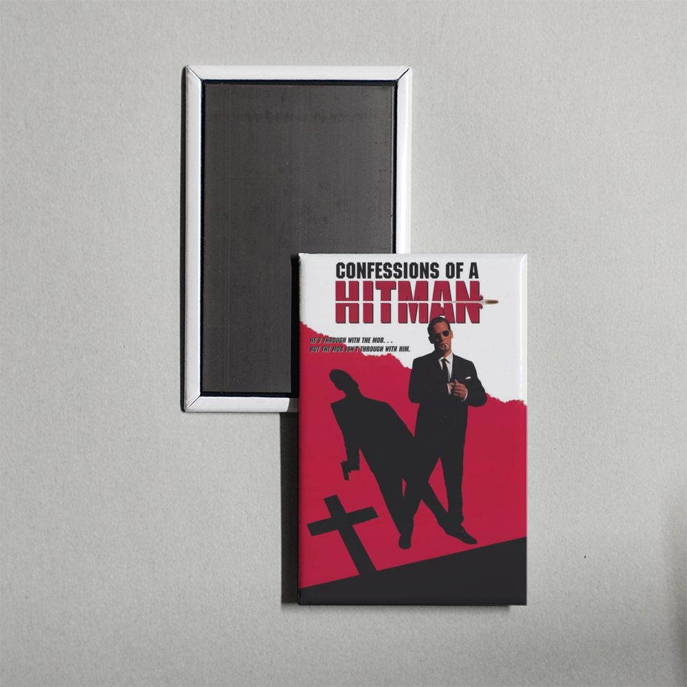 Confessions of a Hitman Mini Movie Fridge Magnet