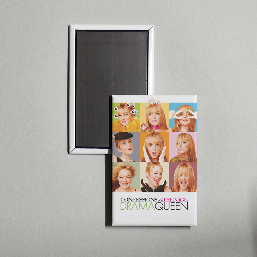 Confessions of a Teenage Drama Queen Mini Movie Fridge Magnet