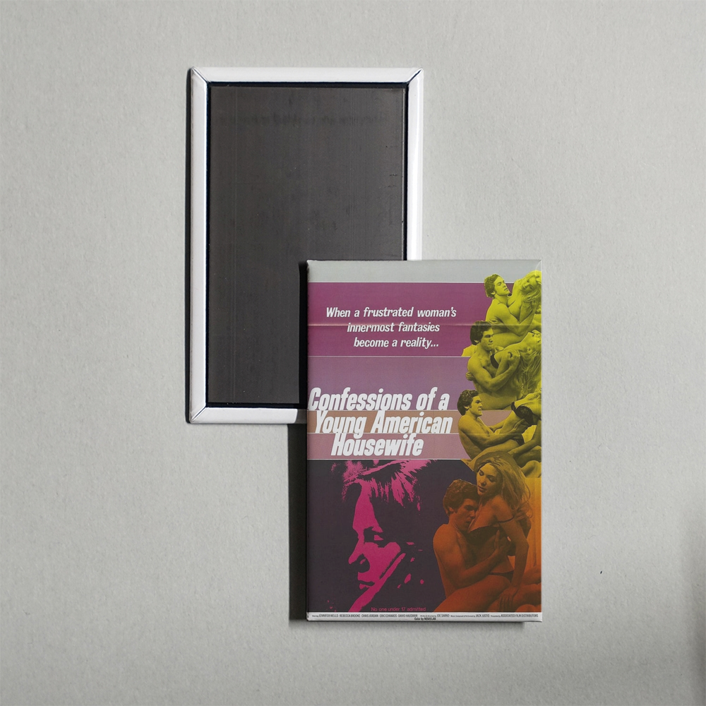 Confessions of a Young American Housewife Mini Movie Fridge Magnet