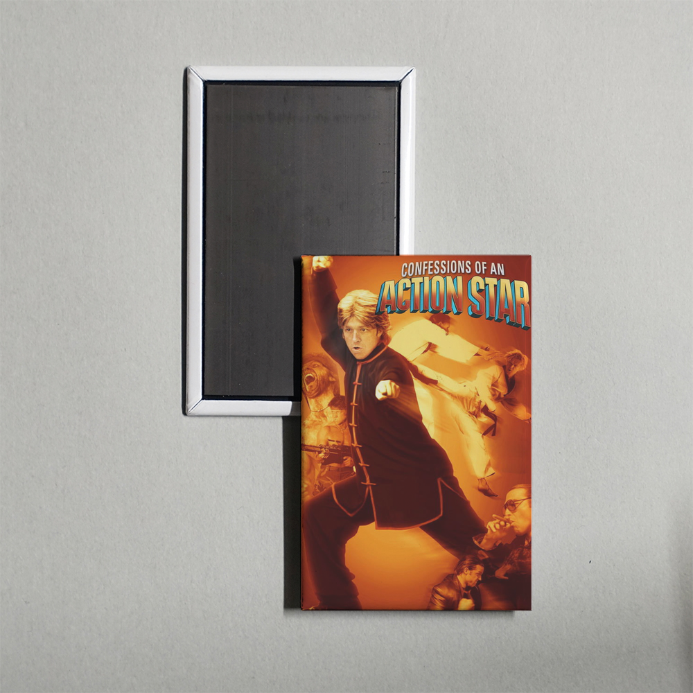 Confessions of an Action Star Mini Movie Fridge Magnet