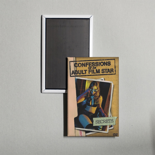 Confessions of an Adult Film Star Secrets Mini Movie Fridge Magnet