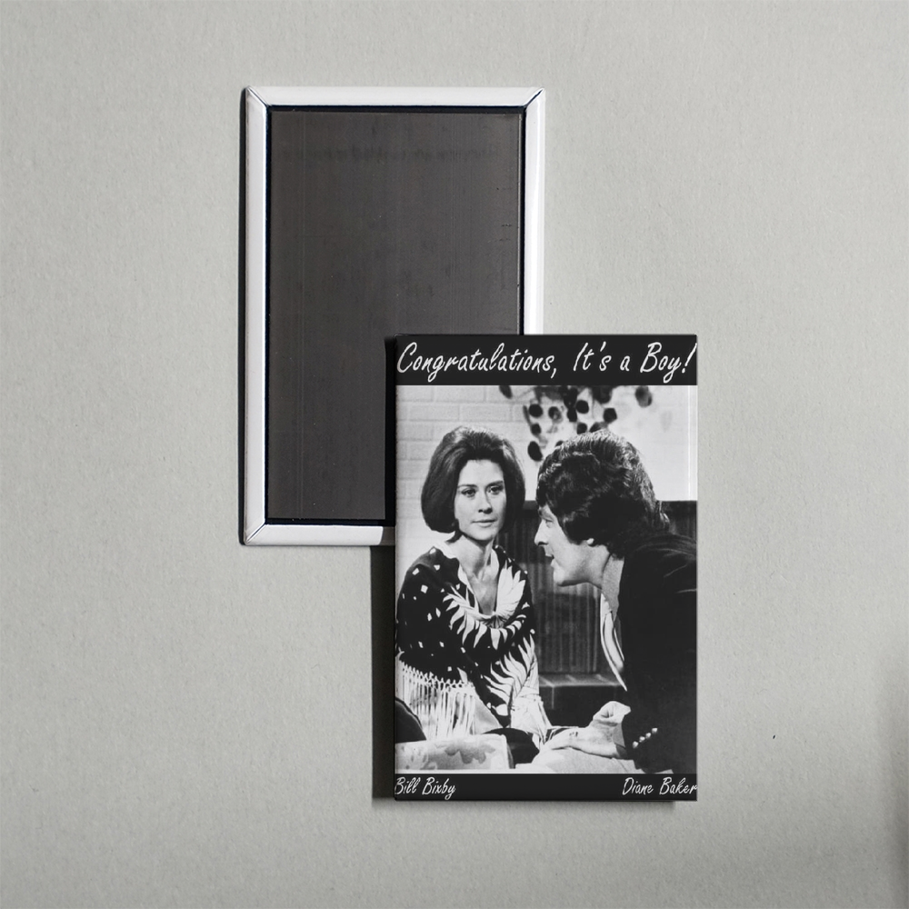 Congratulations, It's a Boy! Mini Movie Fridge Magnet