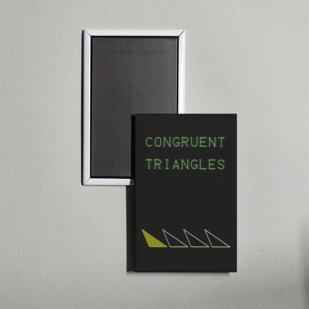 Congruent Triangles Mini Movie Fridge Magnet