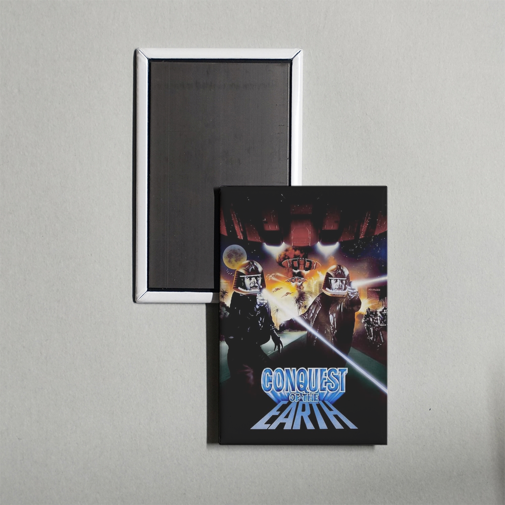 Conquest of the Earth Mini Movie Fridge Magnet