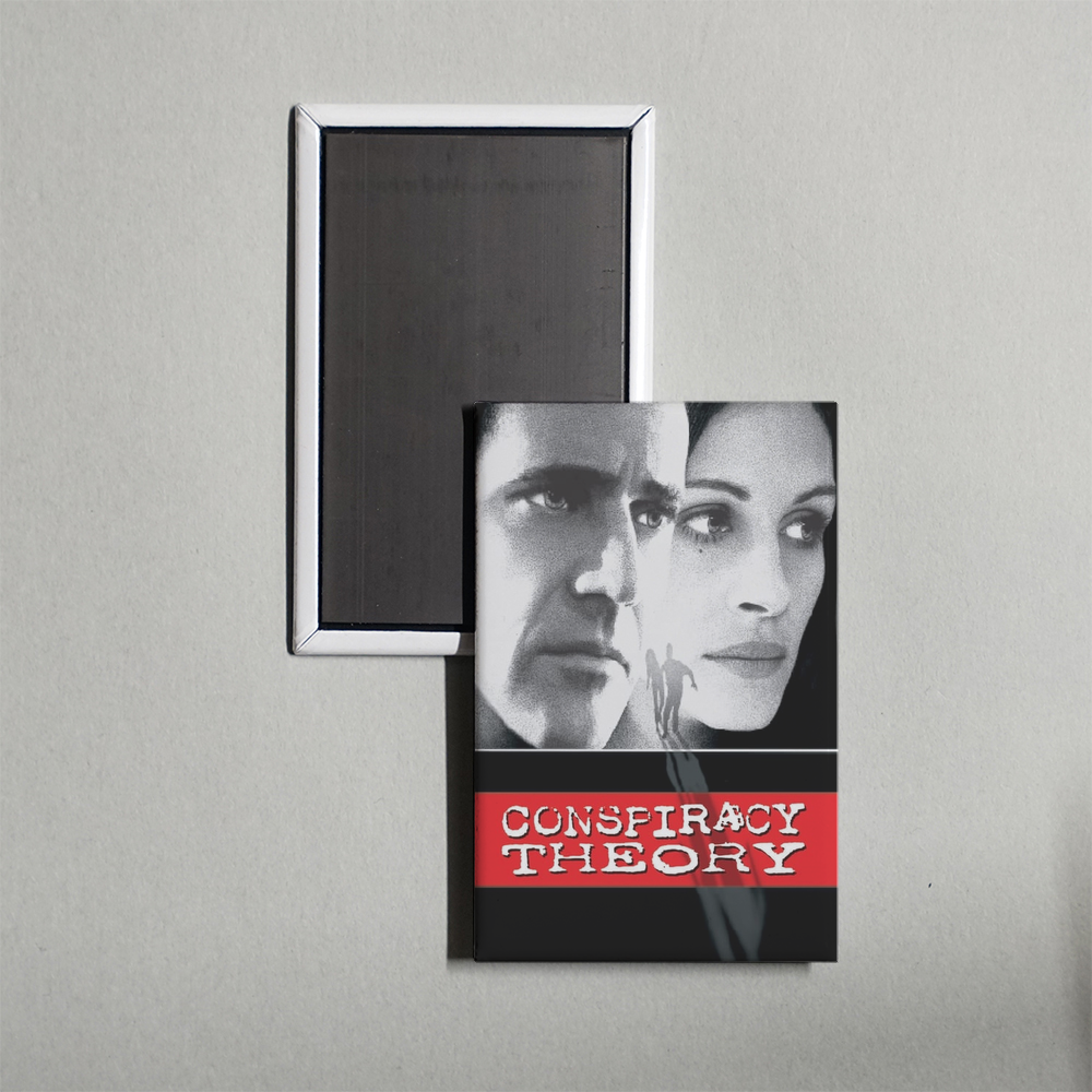 Conspiracy Theory Mini Movie Fridge Magnet