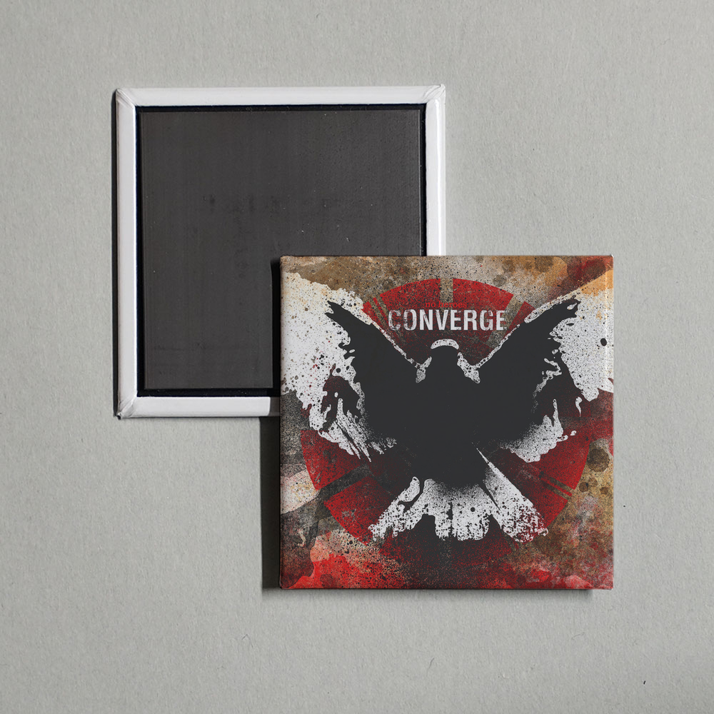 Converge - No Heroes Album Cover Fridge Magnet