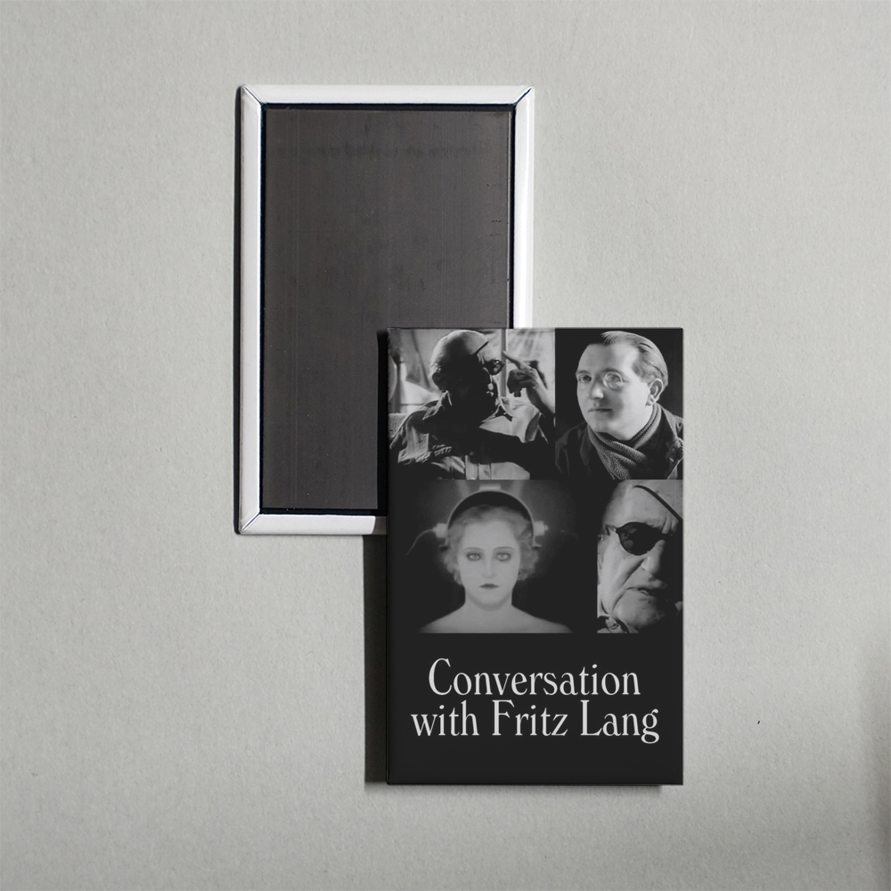 Conversation with Fritz Lang Mini Movie Fridge Magnet