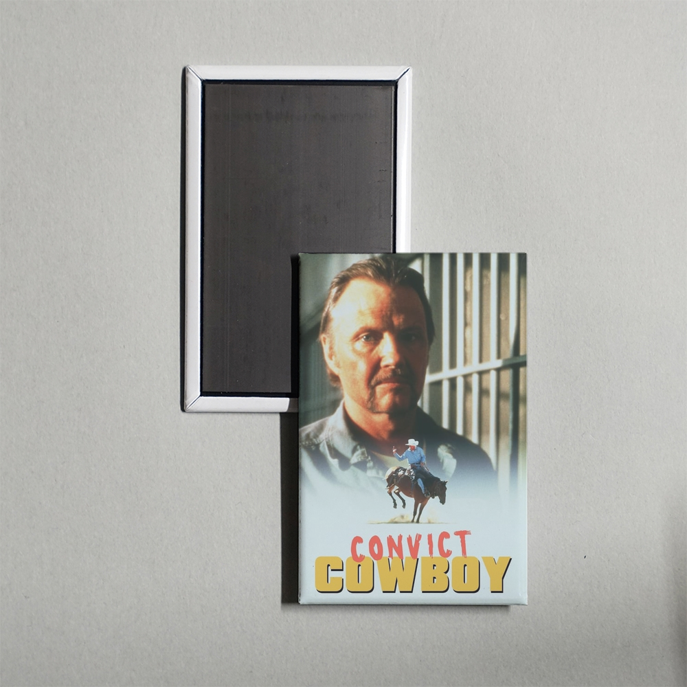 Convict Cowboy Mini Movie Fridge Magnet