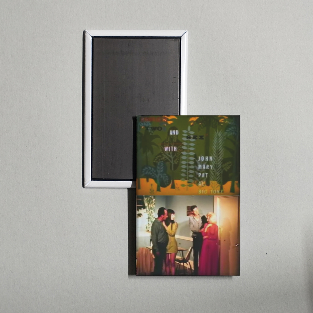 Convicts Two and Sex Mini Movie Fridge Magnet