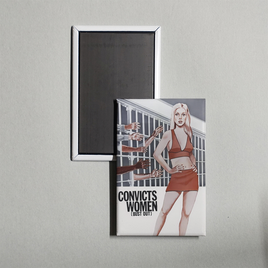 Convicts Women Mini Movie Fridge Magnet