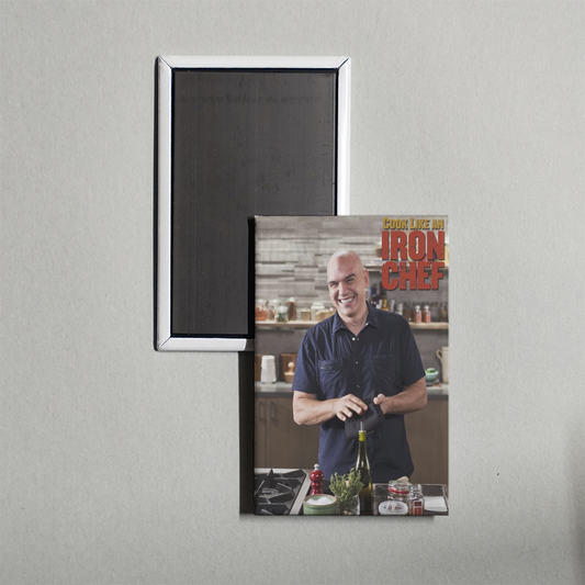 Cook Like an Iron Chef TV Show Fridge Magnet