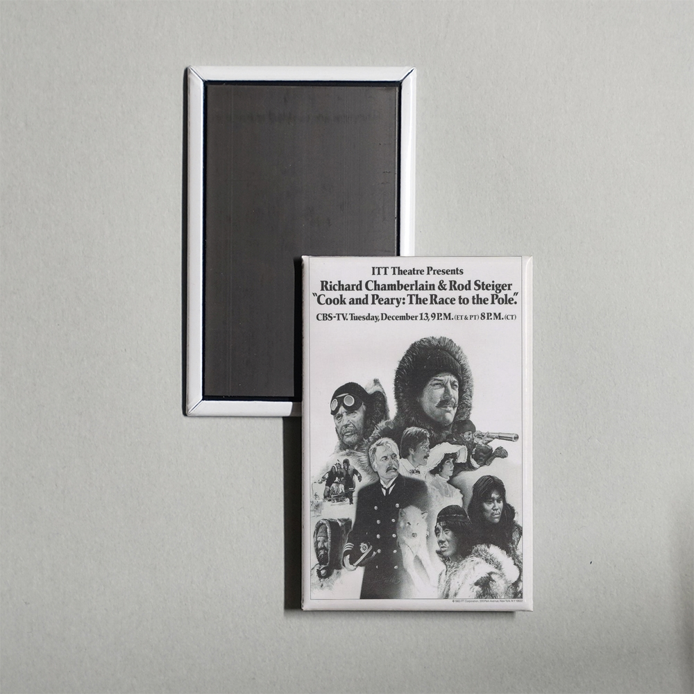 Cook & Peary The Race to the Pole Mini Movie Fridge Magnet