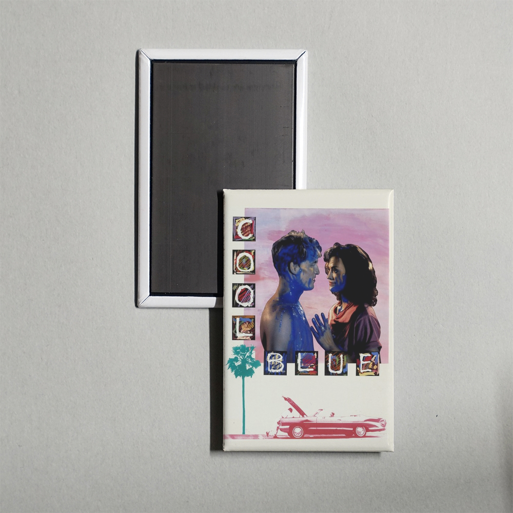 Cool Blue Mini Movie Fridge Magnet