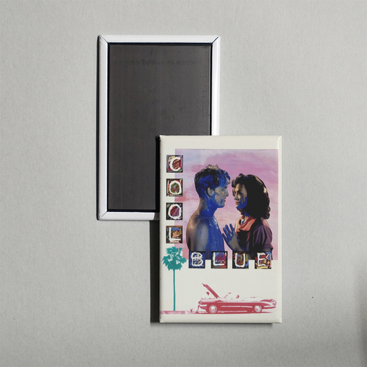 Cool Blue Mini Movie Fridge Magnet