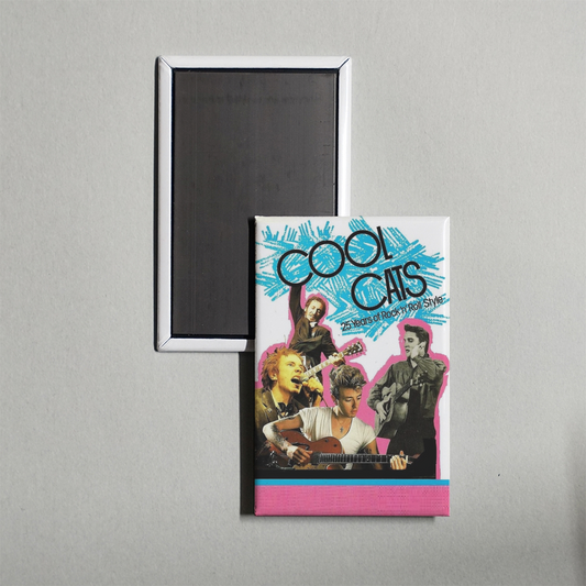 Cool Cats 25 Years of Rock 'n' Roll Style Mini Movie Fridge Magnet