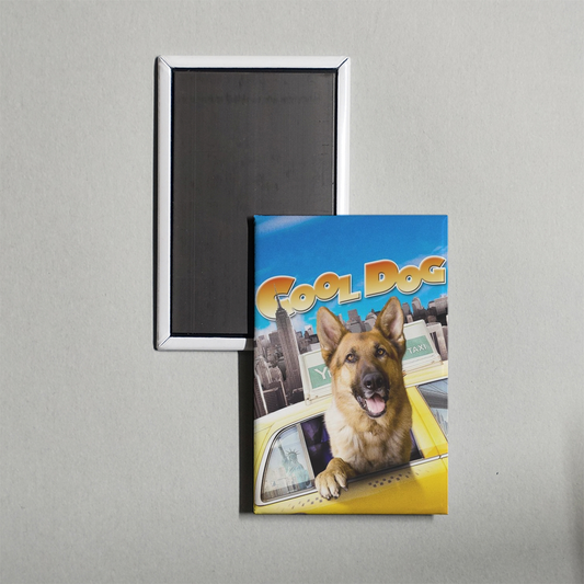 Cool Dog Mini Movie Fridge Magnet