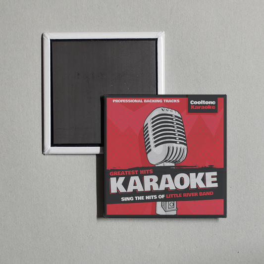 Cooltone Karaoke - Greatest Hits Karaoke Little River Band Album Cover Fridge Magnet