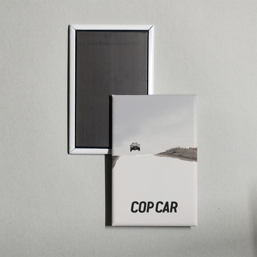 Cop Car Mini Movie Fridge Magnet