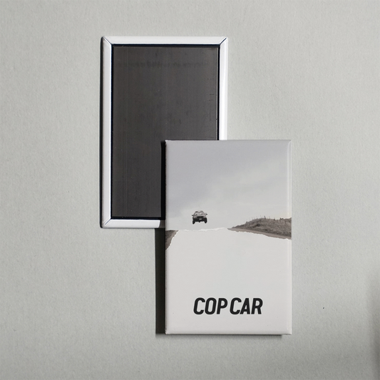 Cop Car Mini Movie Fridge Magnet