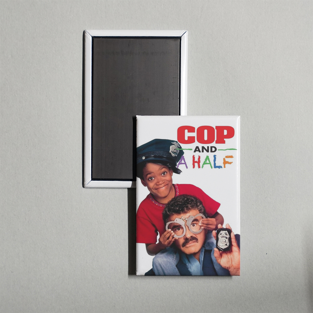 Cop & ½ Mini Movie Fridge Magnet
