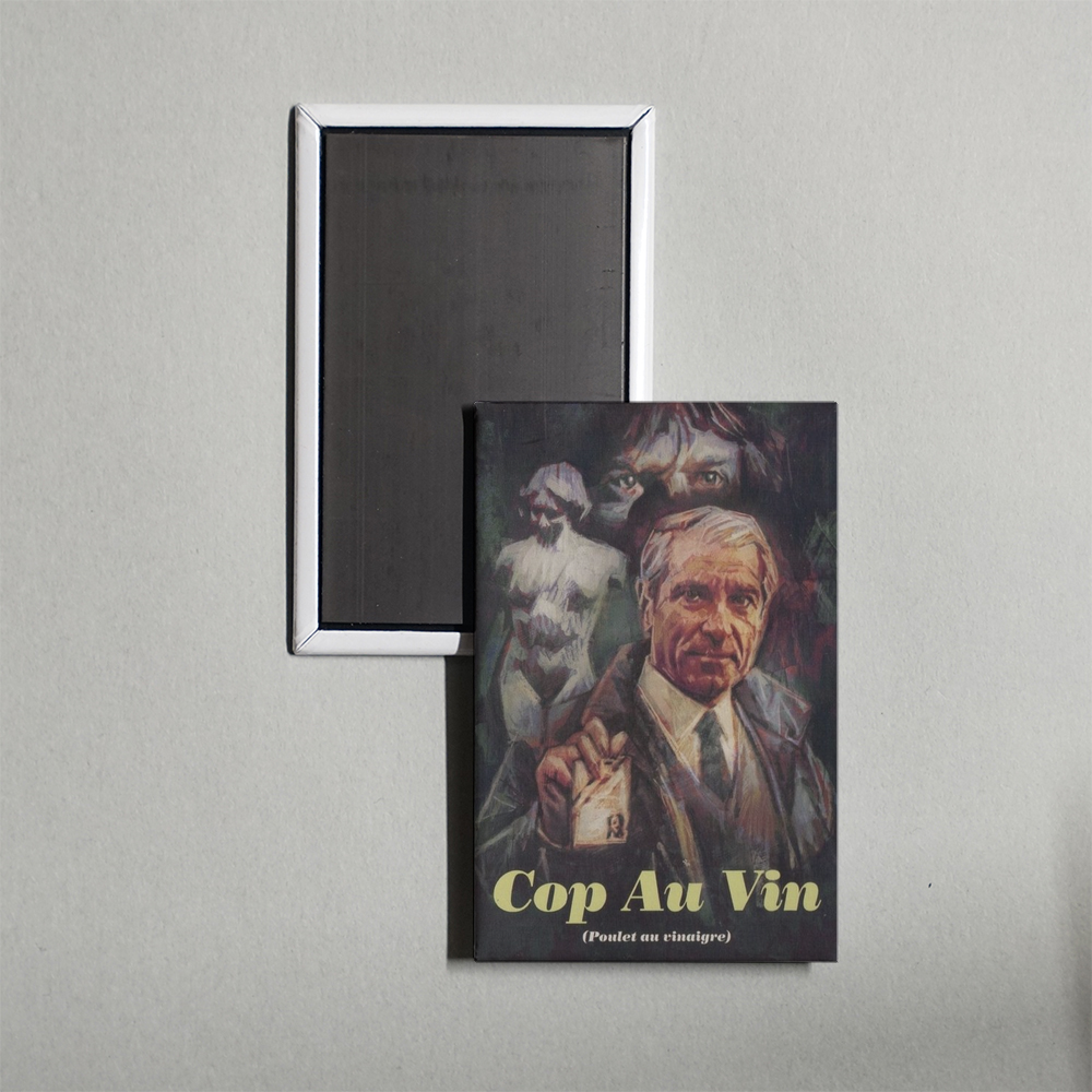 Cop au Vin Mini Movie Fridge Magnet