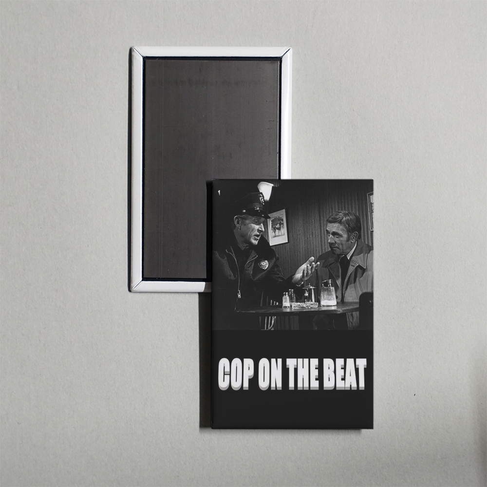 Cop on the Beat Mini Movie Fridge Magnet