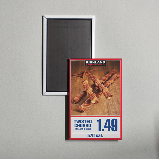 Costco Twisted Churro is BACK! Fridge Magnet