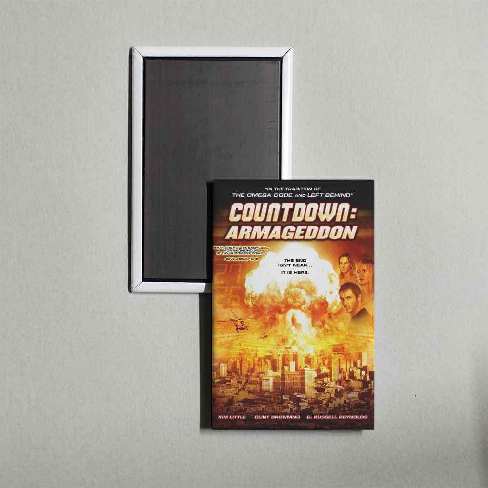Countdown Armageddon Mini Movie Fridge Magnet