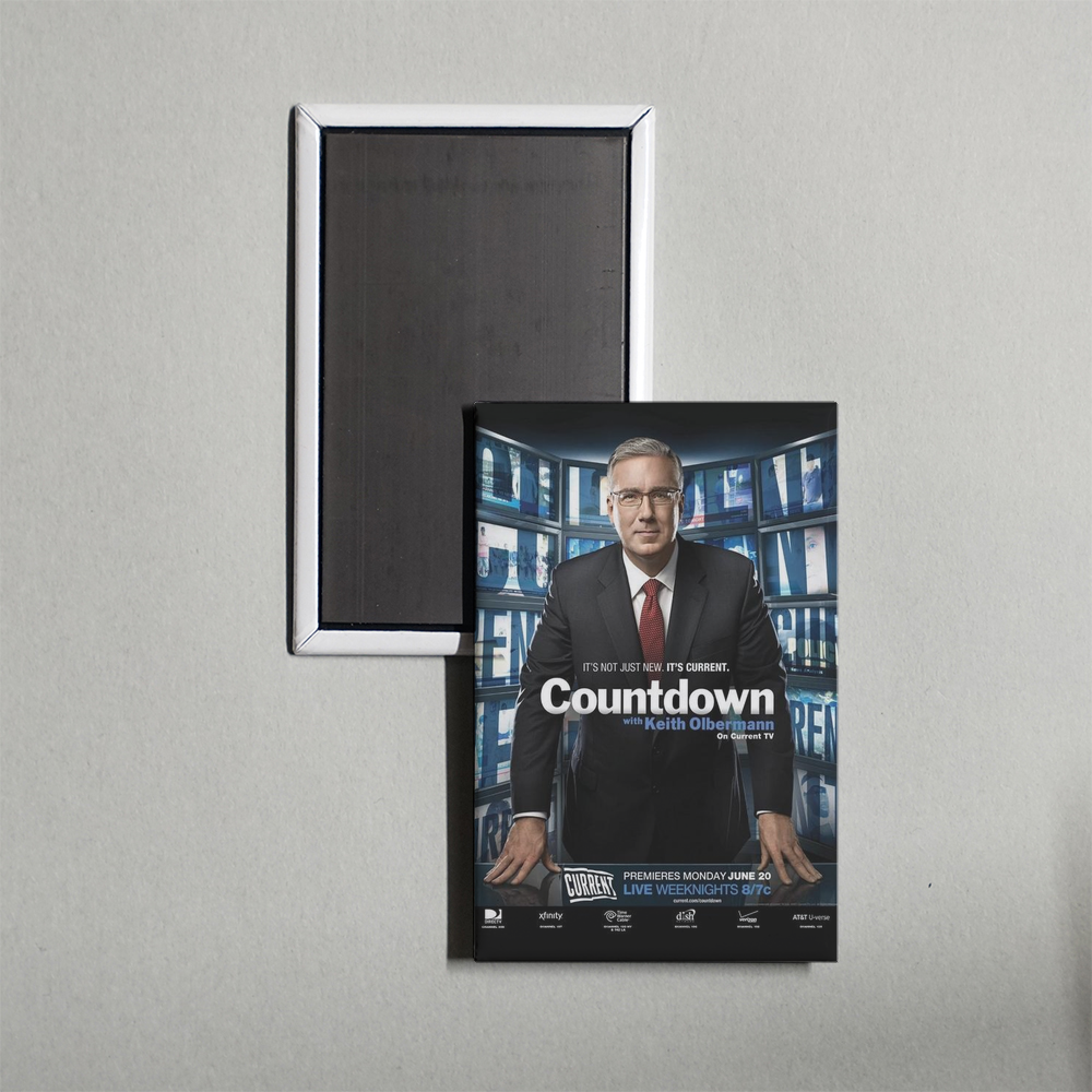 Countdown with Keith Olbermann TV Show Fridge Magnet