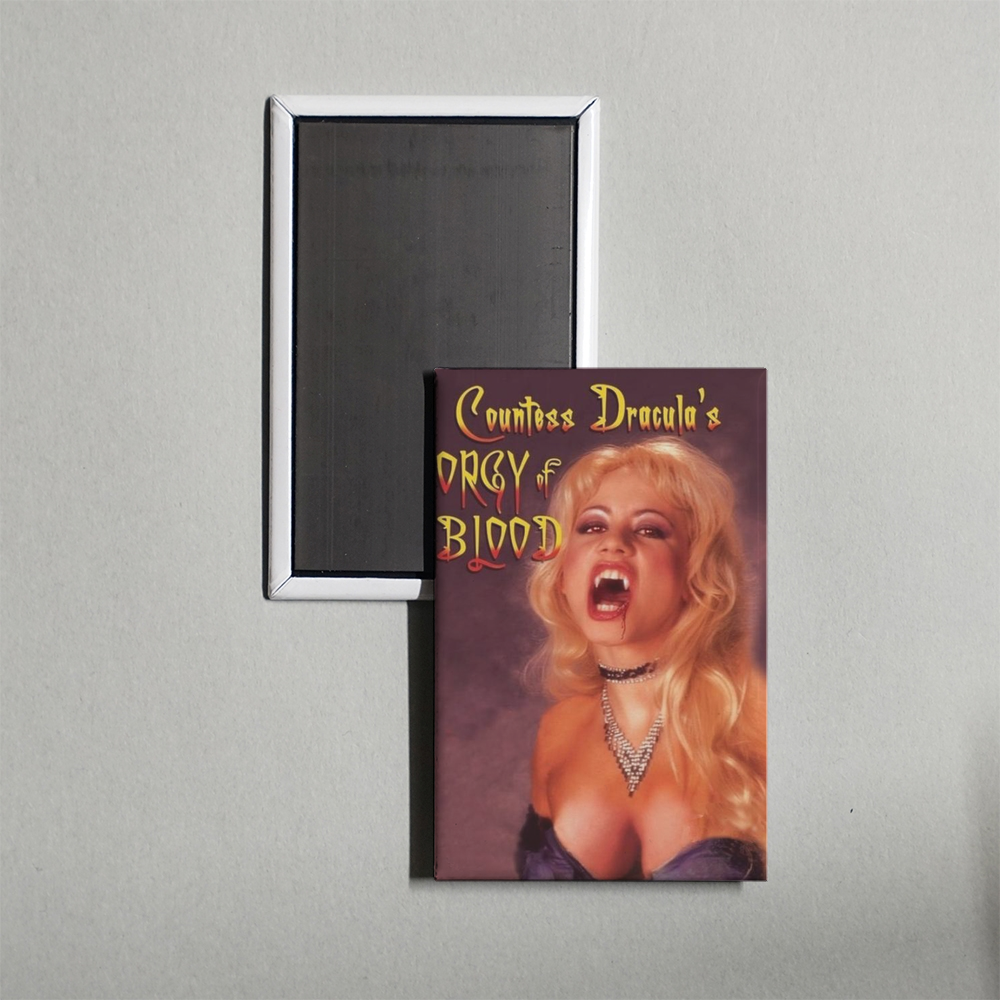Countess Dracula's Orgy of Blood Mini Movie Fridge Magnet