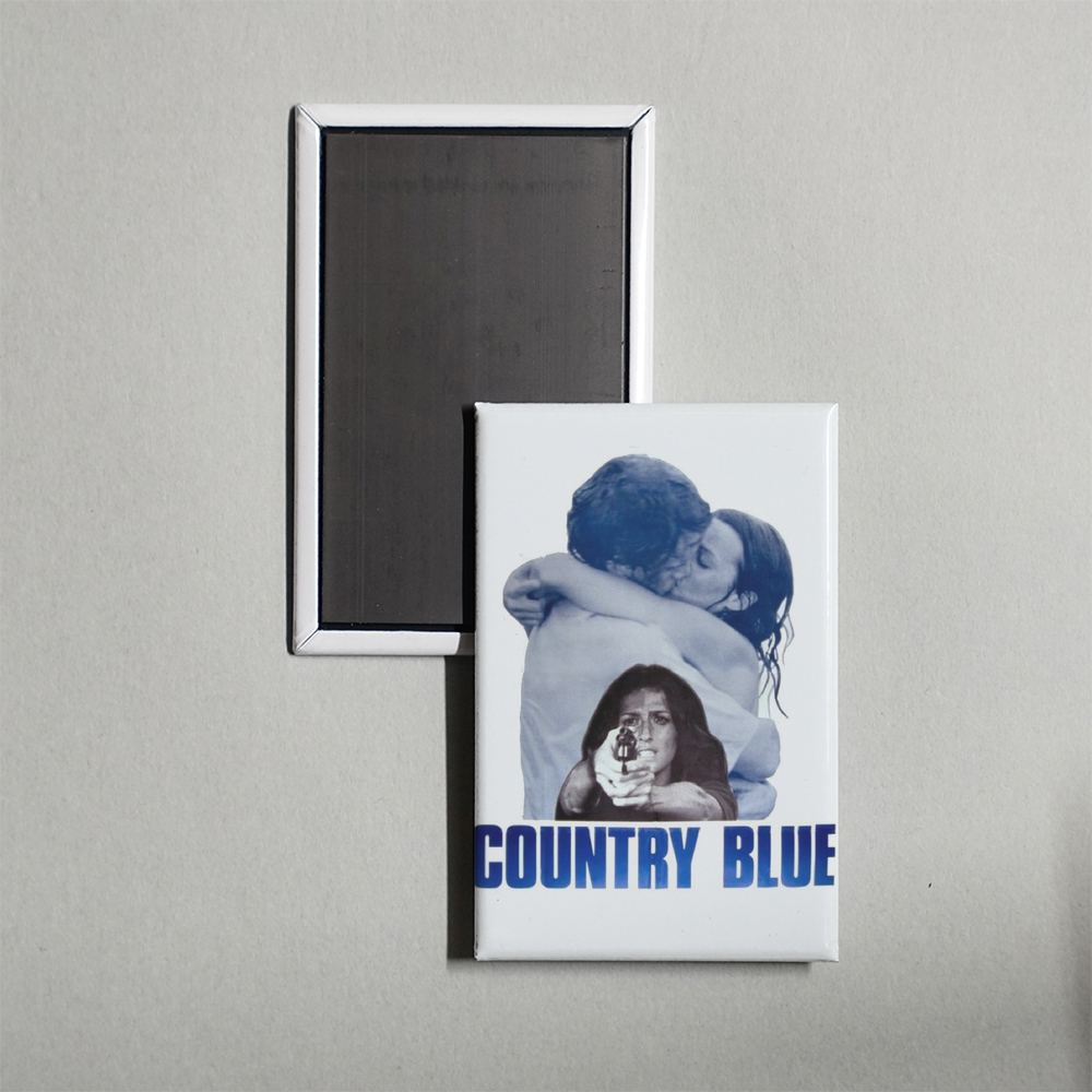 Country Blue Mini Movie Fridge Magnet