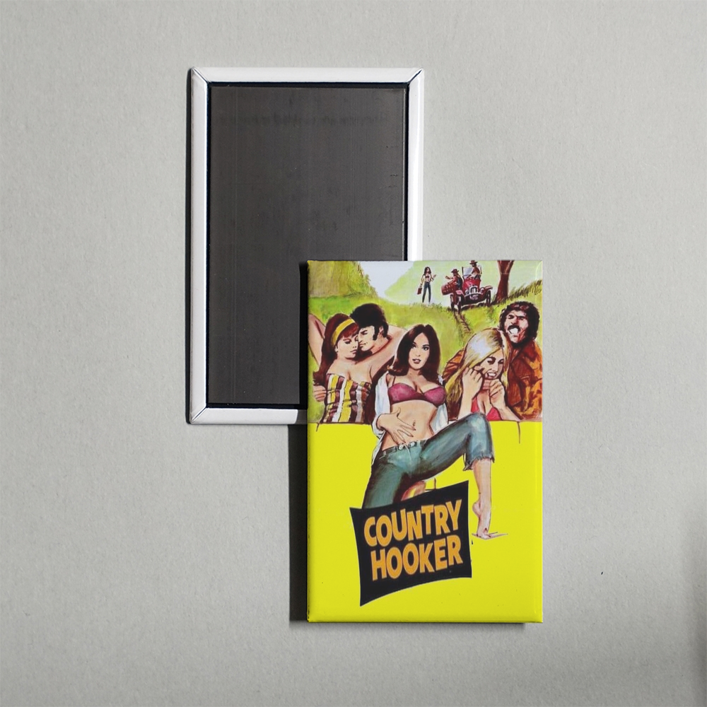 Country Hooker Mini Movie Fridge Magnet