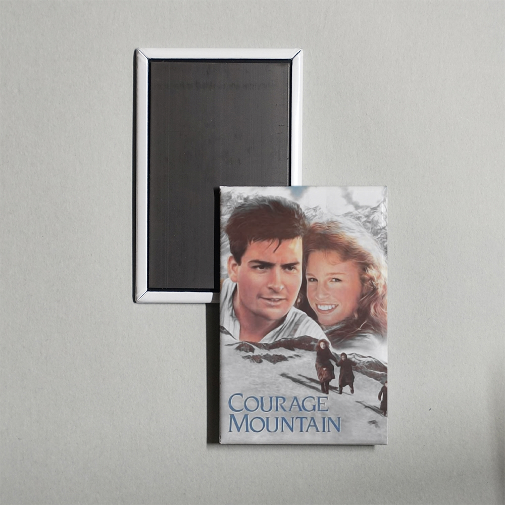 Courage Mountain Mini Movie Fridge Magnet