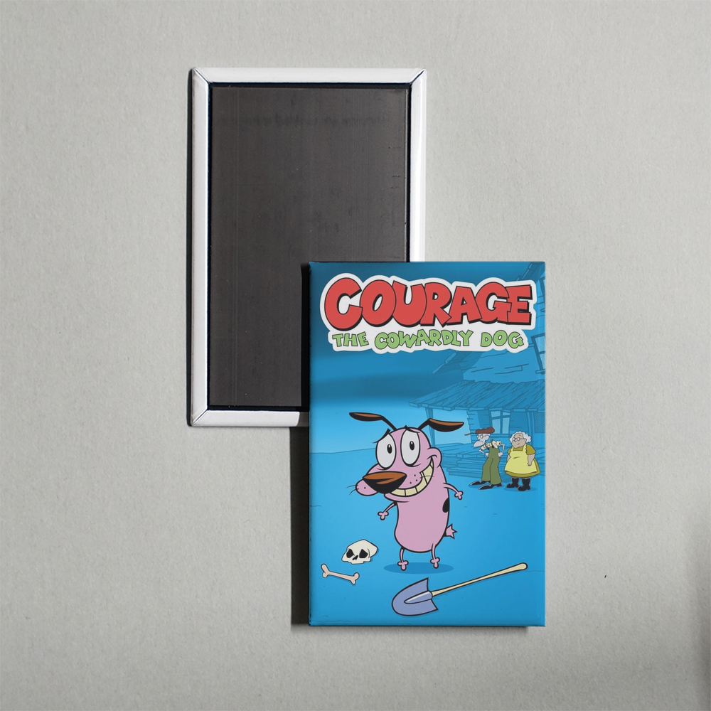Courage the Cowardly Dog TV Show Fridge Magnet