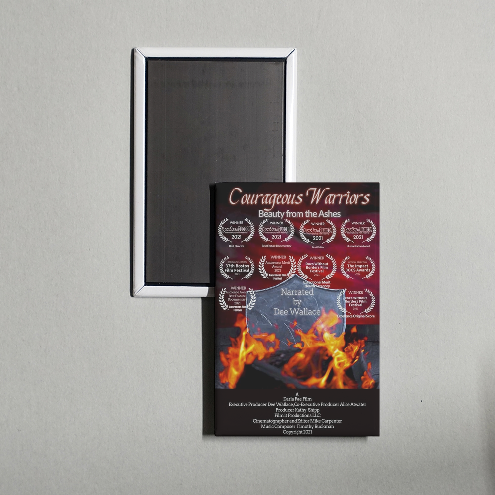 Courageous Warriors Beauty from the Ashes Mini Movie Fridge Magnet