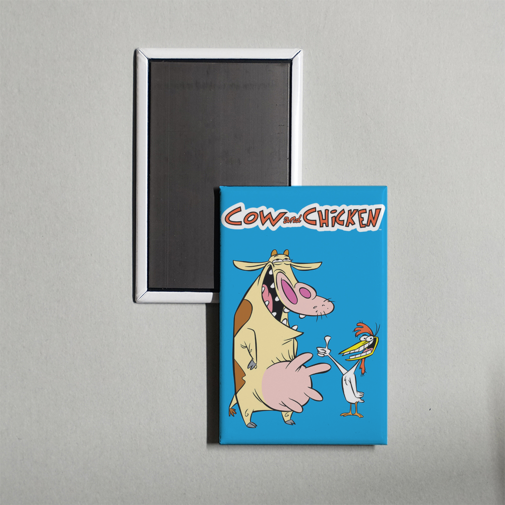 Cow and Chicken TV Show Fridge Magnet