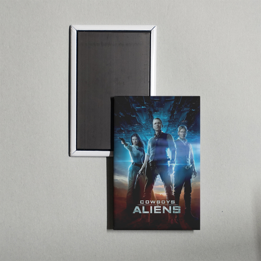 Cowboys & Aliens Mini Movie Fridge Magnet