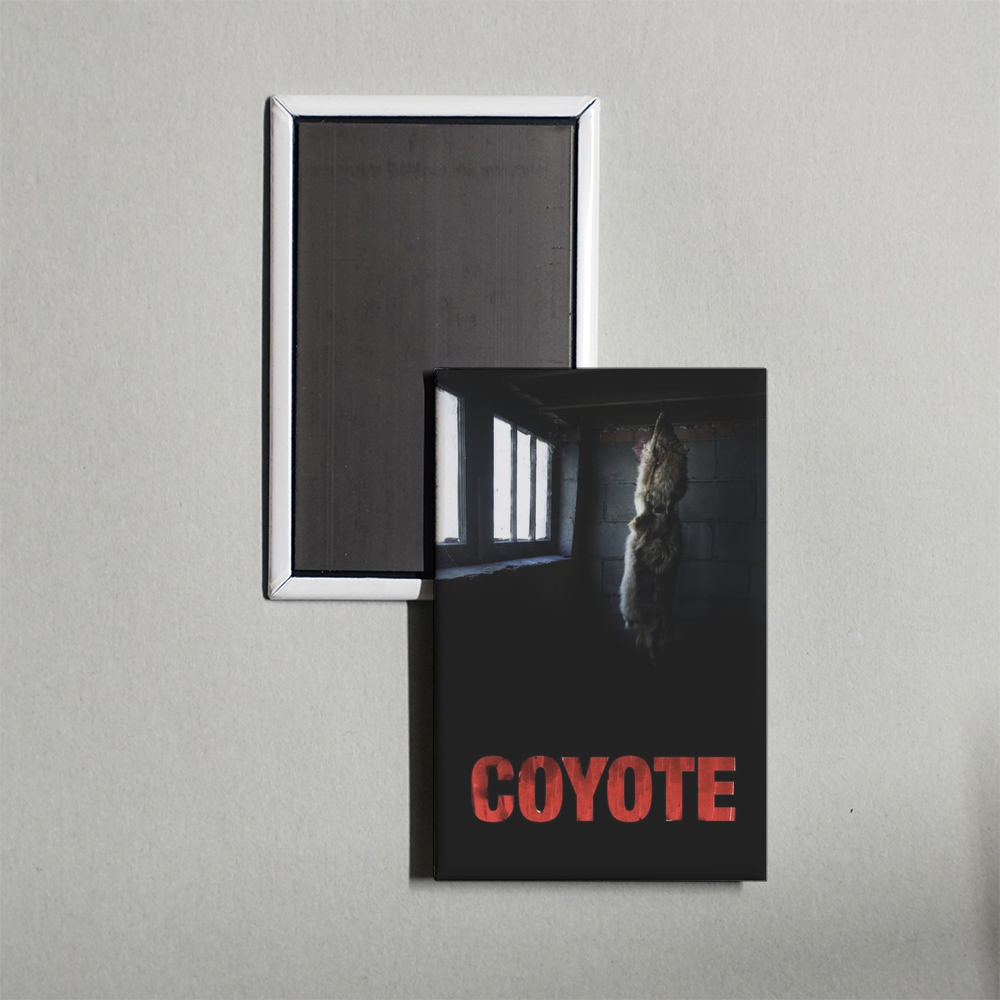 Coyote Mini Movie Fridge Magnet