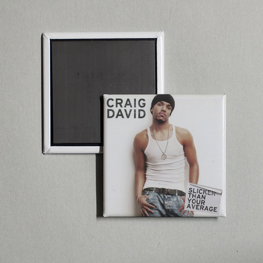 Craig David - Slicker than Your Average Album Cover Fridge Magnet