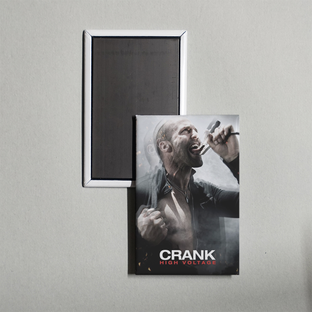 Crank High Voltage Mini Movie Fridge Magnet