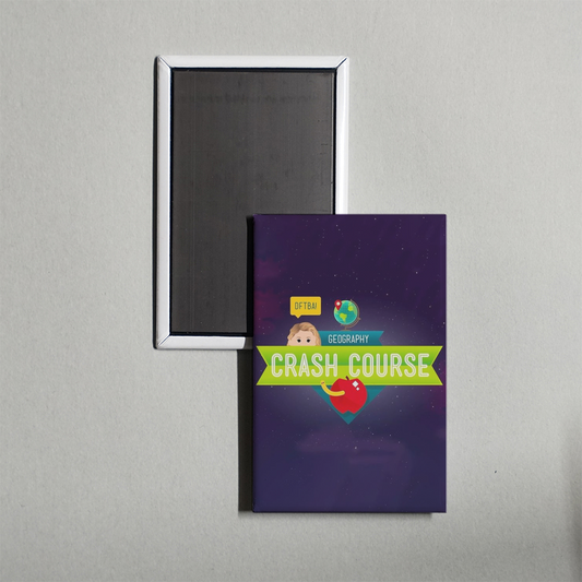 Crash Course Geography TV Show Fridge Magnet
