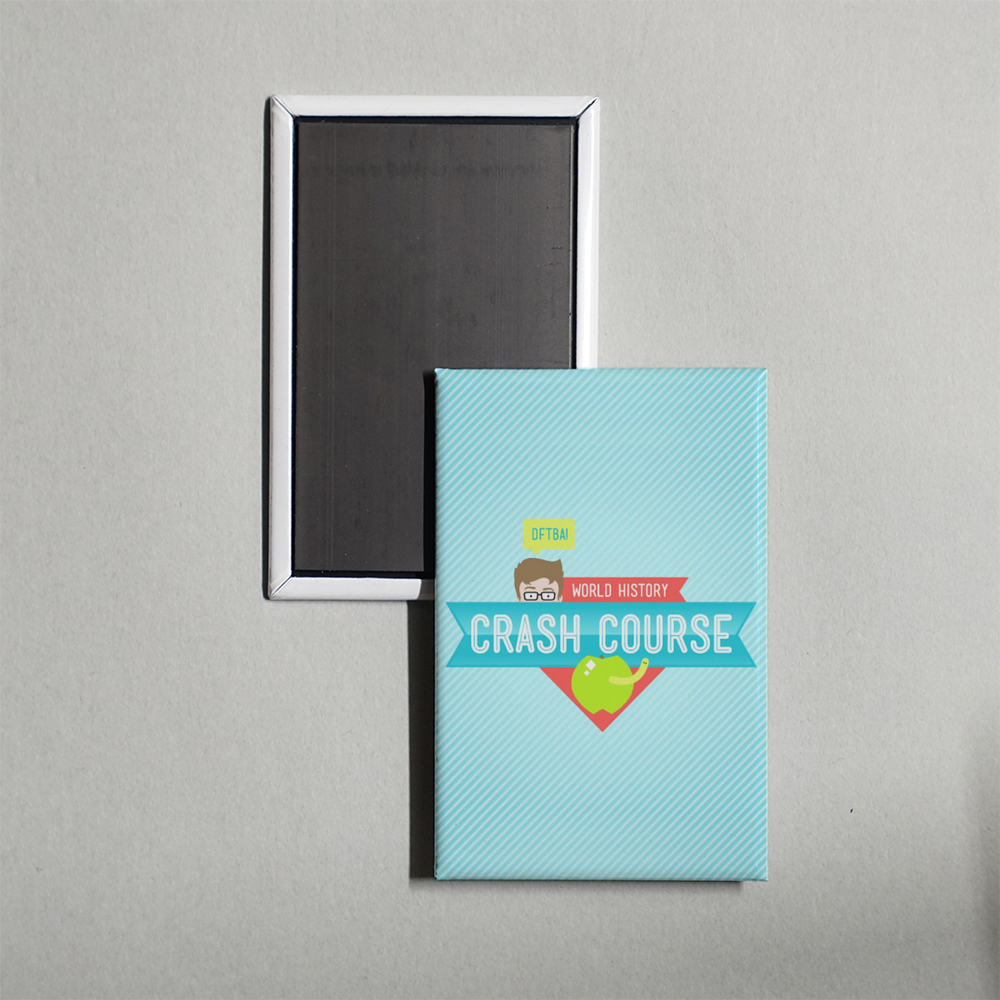 Crash Course World History TV Show Fridge Magnet