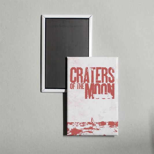 Craters of the Moon Mini Movie Fridge Magnet