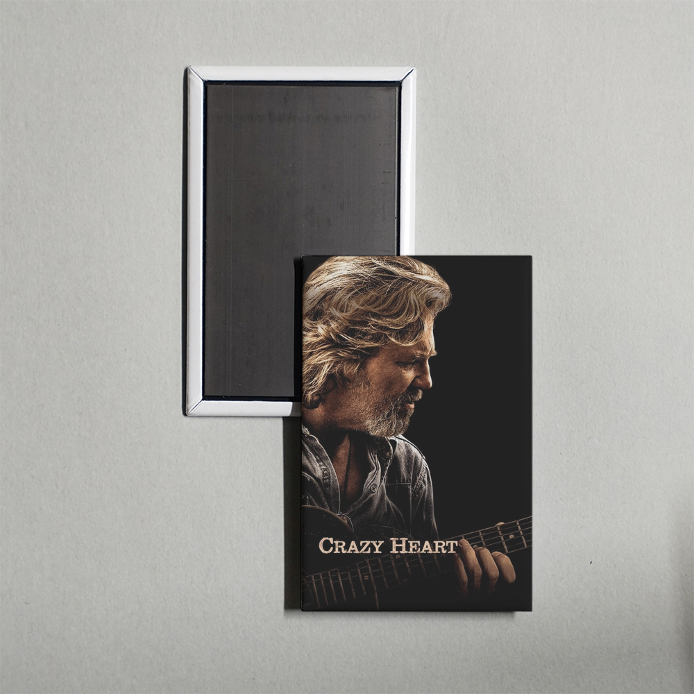 Crazy Heart Mini Movie Fridge Magnet