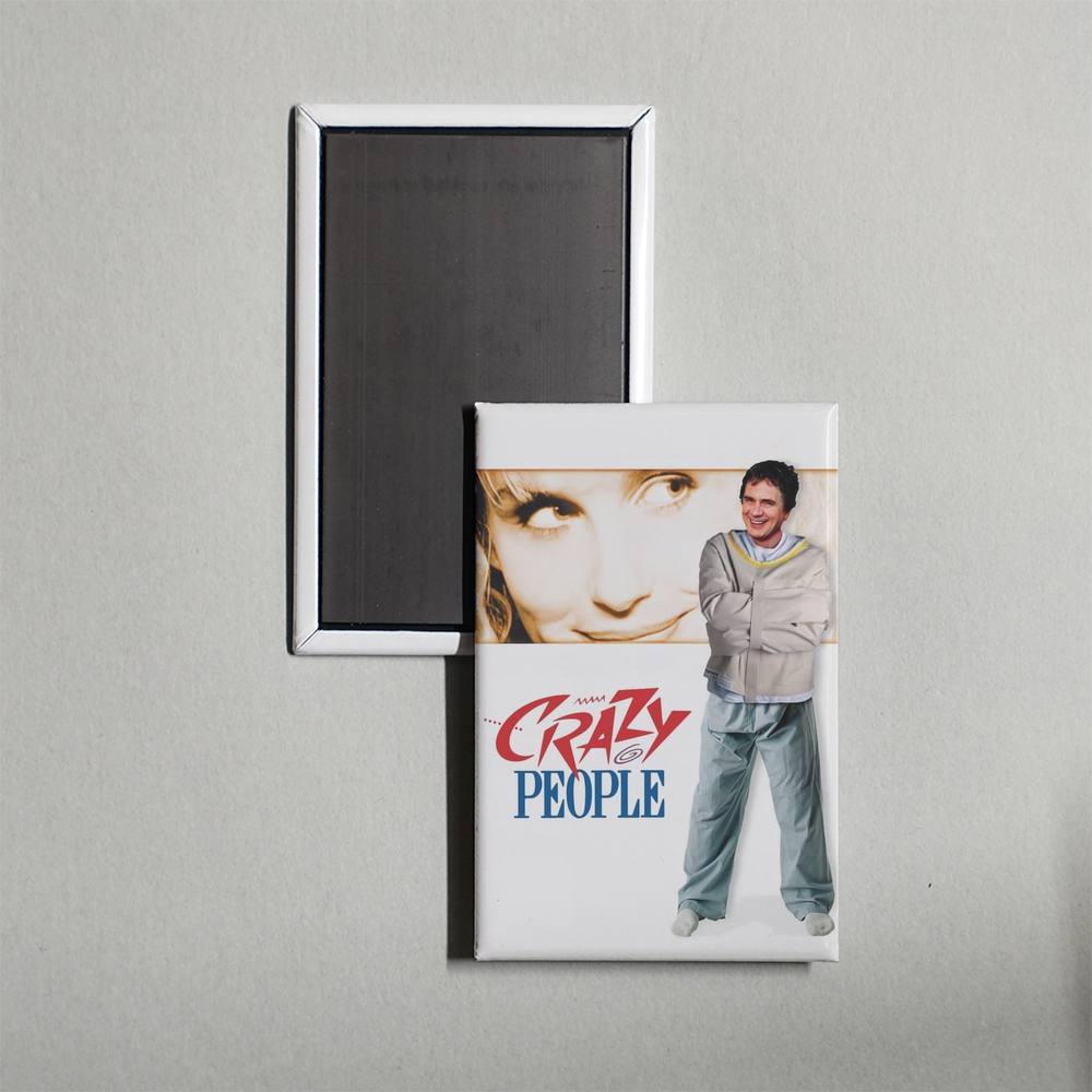 Crazy People Mini Movie Fridge Magnet