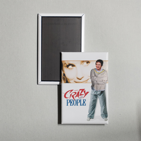 Crazy People Mini Movie Fridge Magnet